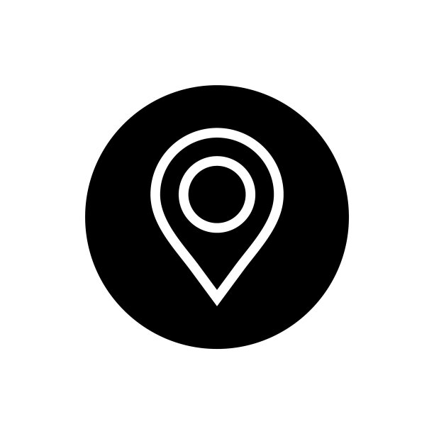 地图引脚图标概念的标志元素图片下载