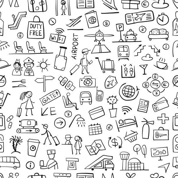 机场背景无缝模式为您图片下载