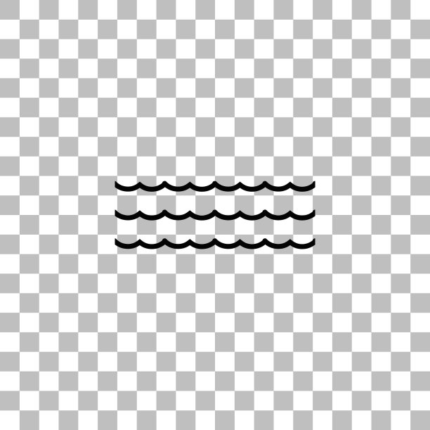 海洋或海面图标平坦图片下载