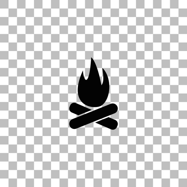 篝火图标平图片下载