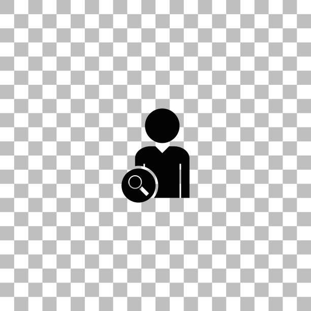 搜索用户扁平图标图片下载