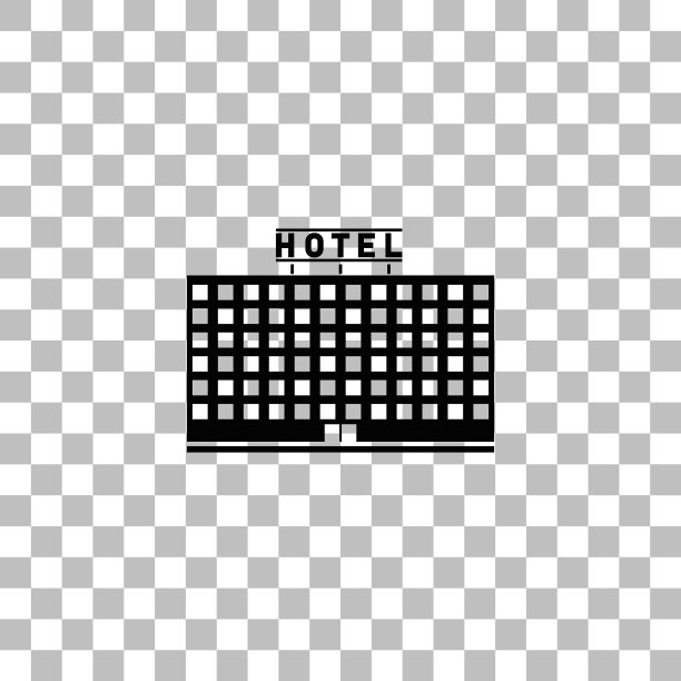 酒店图标平图片下载