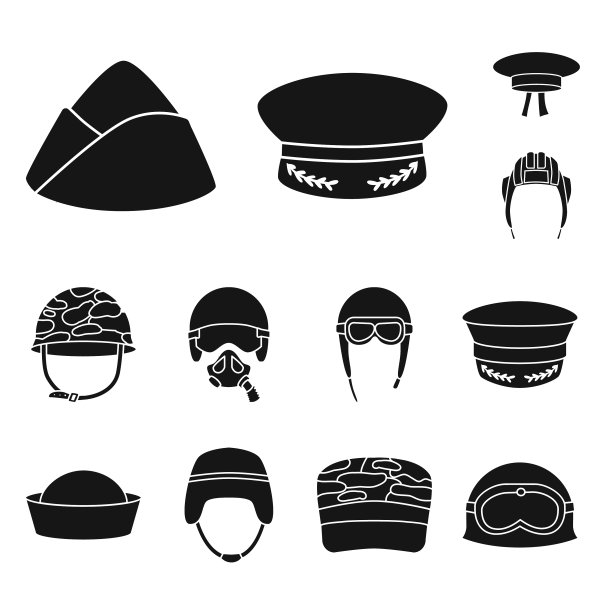 设计传统和武装标志集图片下载