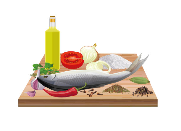 鱼的调味料图片下载