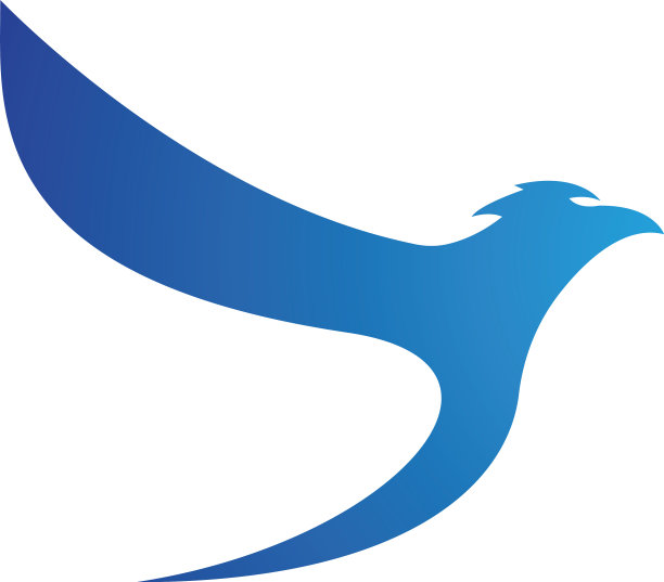 猎鹰鹰鸟标志模板图片下载