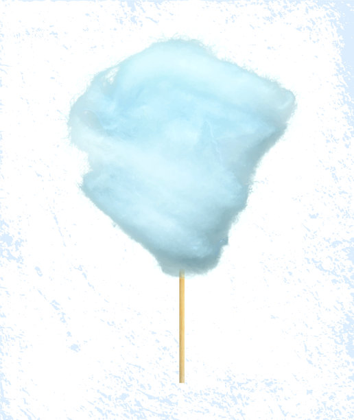 甜蓝棉花糖越桔味分离图片下载