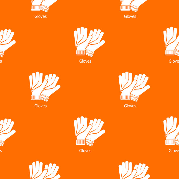 橙色手套模式图片下载