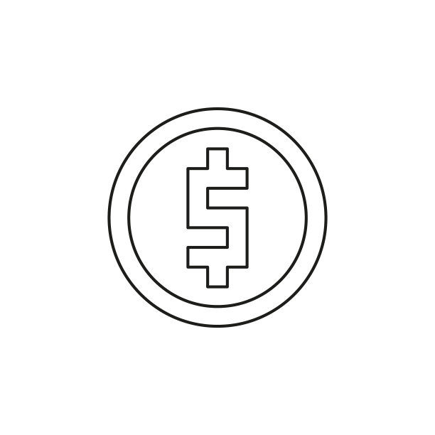 美元硬币图标货币-投资符号图片下载