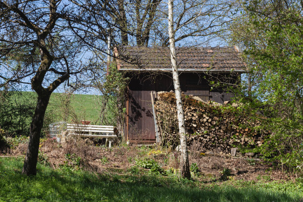 漂亮的小木屋图片下载