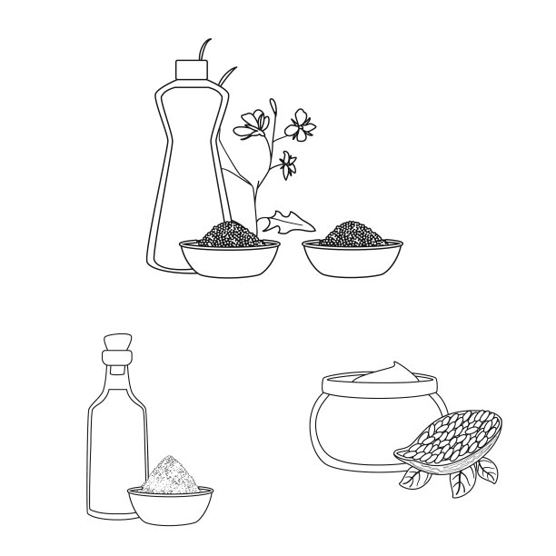 孤立的对象健康和蔬菜标志图片下载