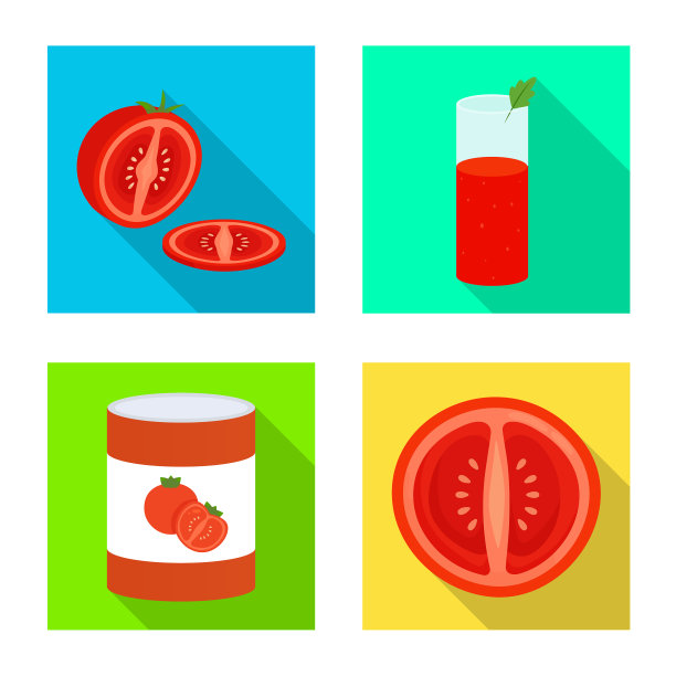 设计蔬菜和美味的标志集图片下载