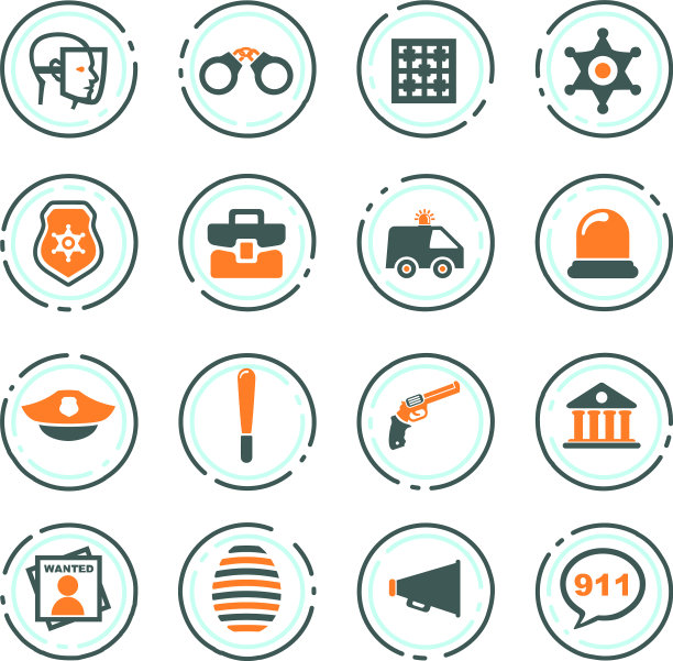 警察图标设置图片下载