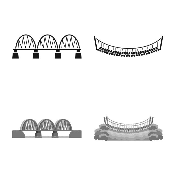 孤立的对象连接和设计符号图片下载