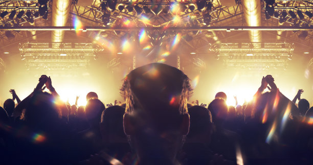 音乐会人群阶段图片下载