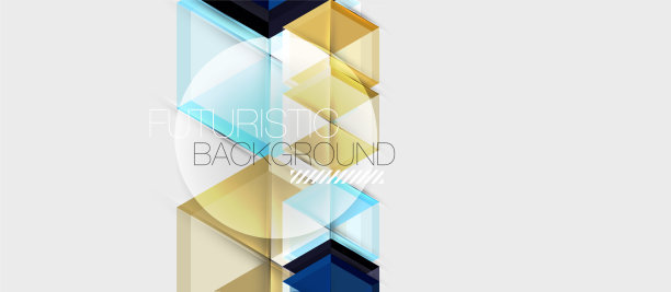 六边形抽象背景几何现代图片下载