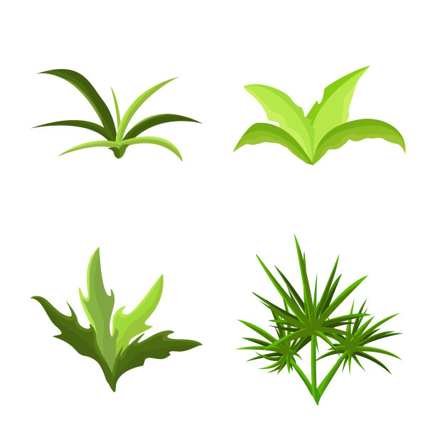 花园和草地标志集图片下载