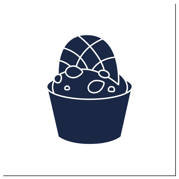 冰淇淋字形图标图片下载