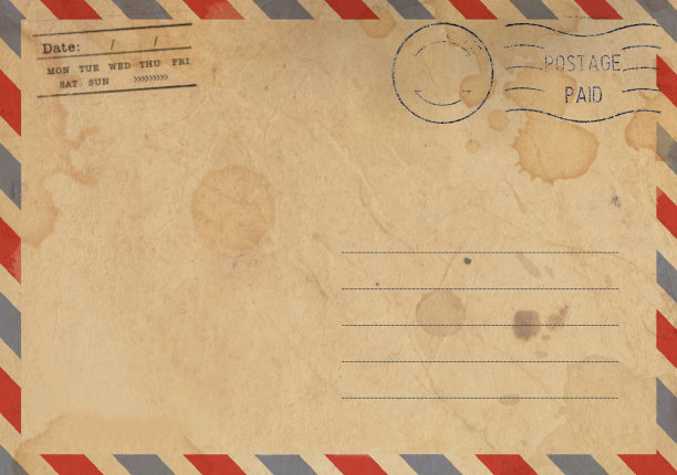 空白明信片背面有污迹图片下载