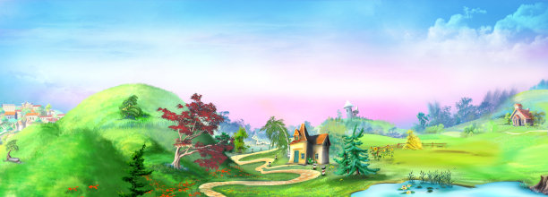 夏日的田园风光1图片下载