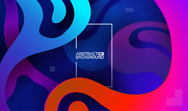 丰富多彩的网站背景。剪纸插图与紫色梯度在深蓝色的背景。平面布局模板现代风格的未来海报。平面设计元素以红色和橙色为几何形状。现代模板矢量设计。每股收益10图片下载