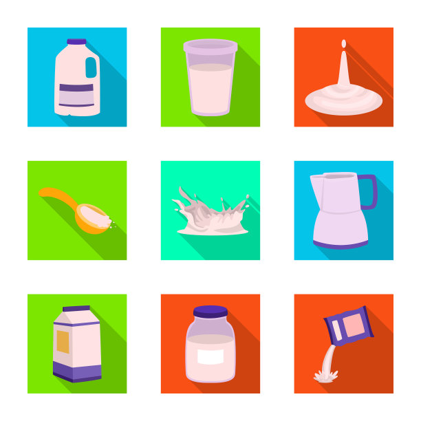 新鲜和饮食图标集图片下载