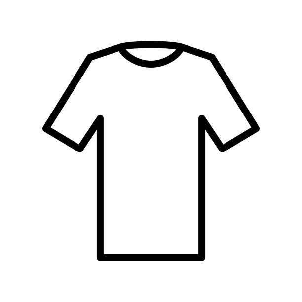 服装平线图标。提纲标志的移动概念和网页设计，商店图片下载