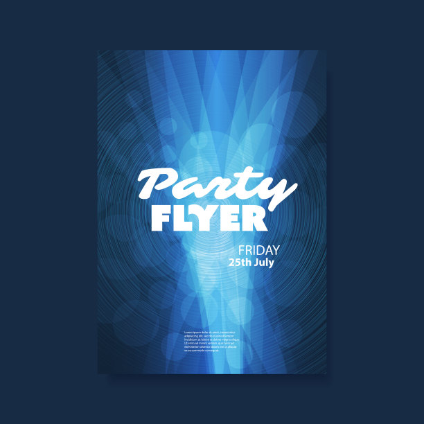 传单或封面设计-聚会时间图片下载