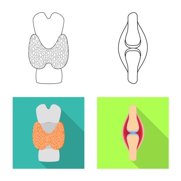 设计生物学和科学标志集图片下载