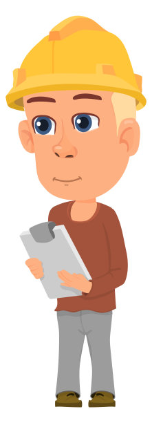 戴着辛勤工人帽子的男孩。孩子的职业理念图片下载