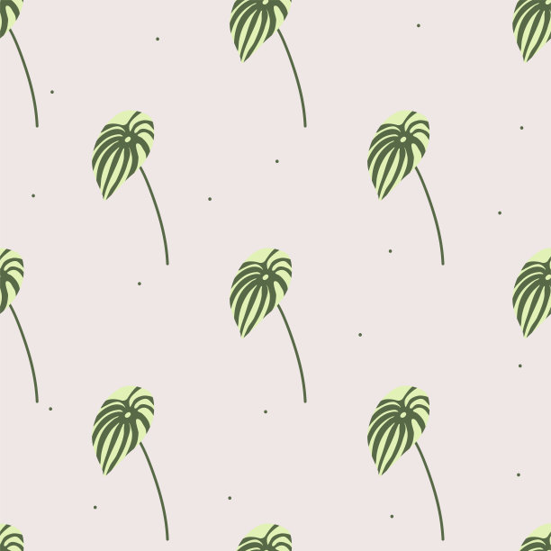 矢量平面手绘无缝图案图片下载