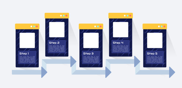 编程信息图表设计模板图片下载