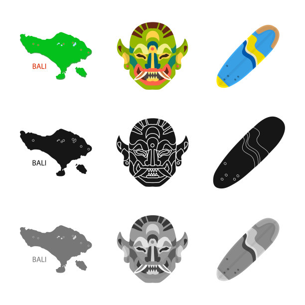 设计和旅行标志集图片下载