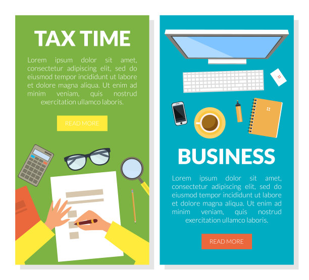 工作空间横幅对象休息桌面顶部视图表向量模板图片下载