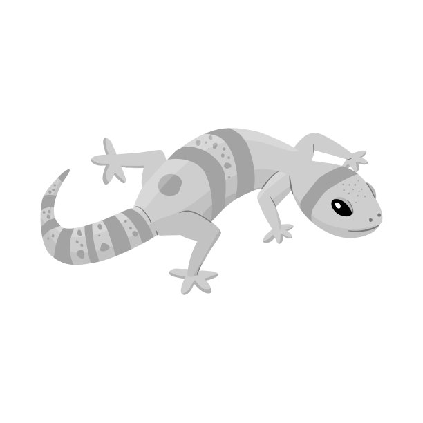 设计蜥蜴和爬行动物标志集图片下载