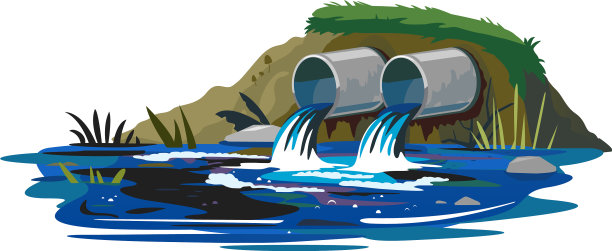 从工业管道排出的废水图片下载