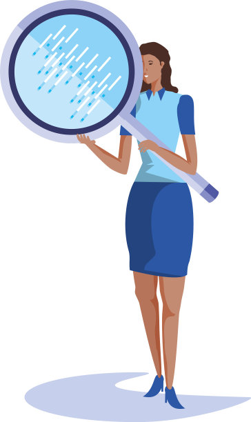 商务女性优雅与搜索放大图片下载