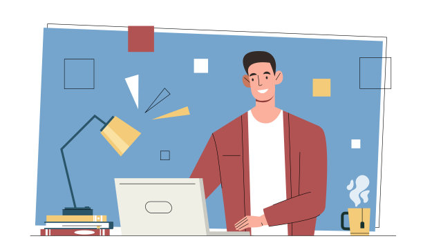 自由职业或学习概念图片下载