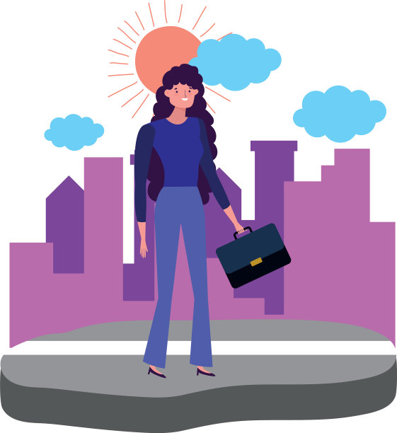 商人化身手提箱设计图片下载