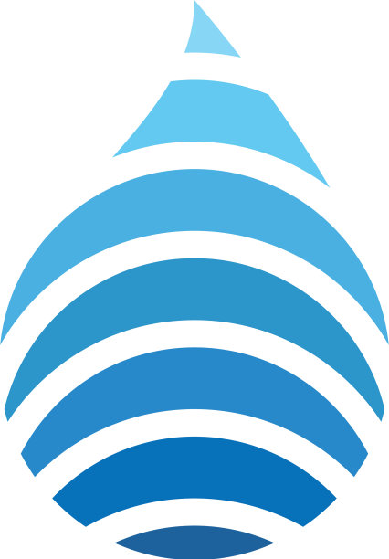 水滴标志模板图片下载