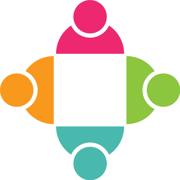 社区关怀标志模板图片下载