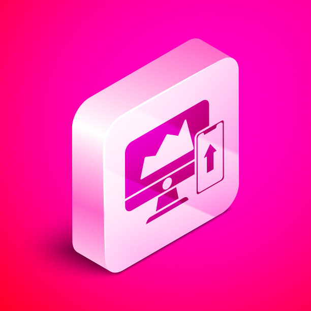 计算机上的等距财务图表或图形图片下载