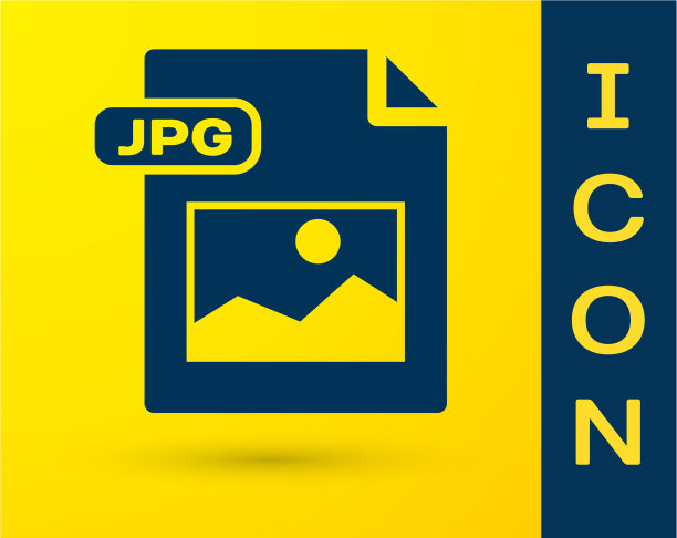 蓝色JPG文件文件下载图像按钮图标图片下载