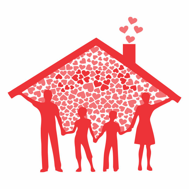 家庭完整的颜色图片下载