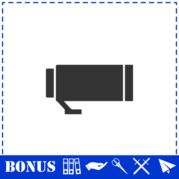 镜头图标平图片下载