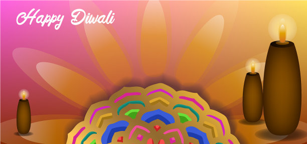 排灯节宗教节日背景设计图片下载