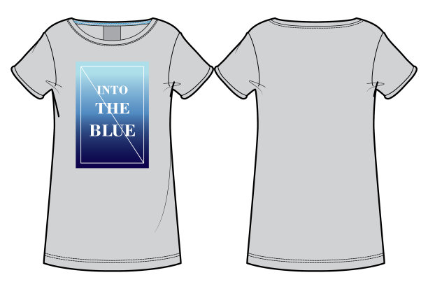 印刷女性t恤图片下载