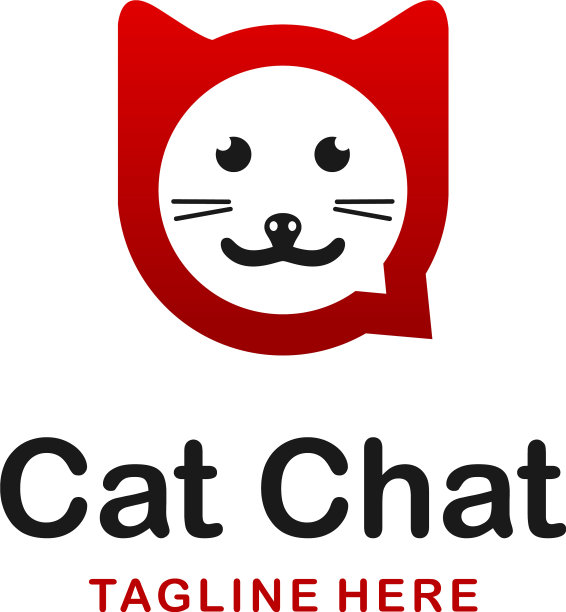 猫聊天标志图片下载