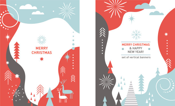 设置圣诞垂直横幅图片下载