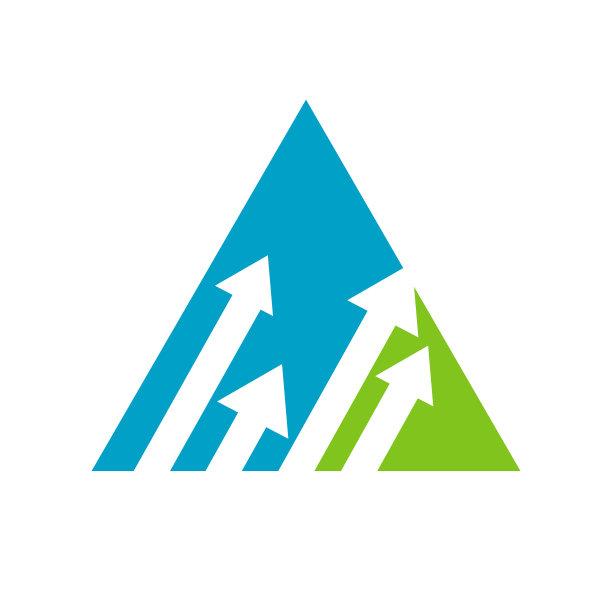 时尚创意抽象箭头标志图标模板图片下载