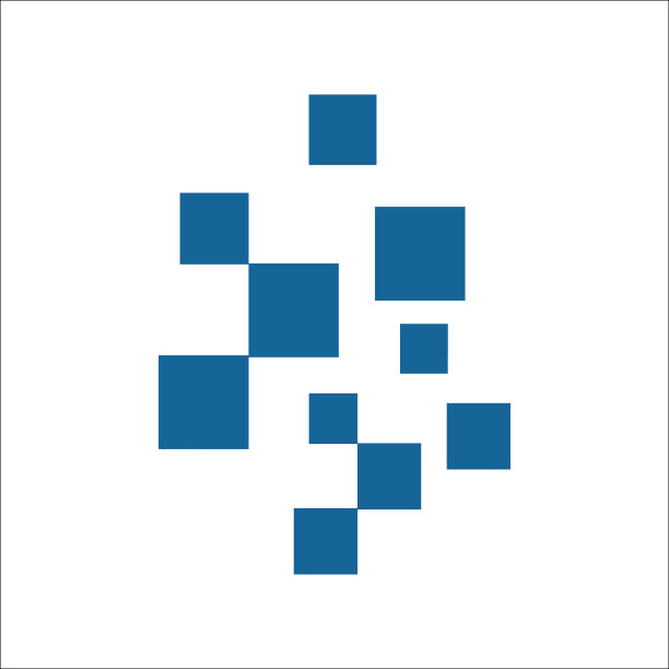 数字标牌像素图标科技标志元素图片下载